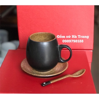 Set cốc cafe  Gốm sứ Bát Tràng cao cấp