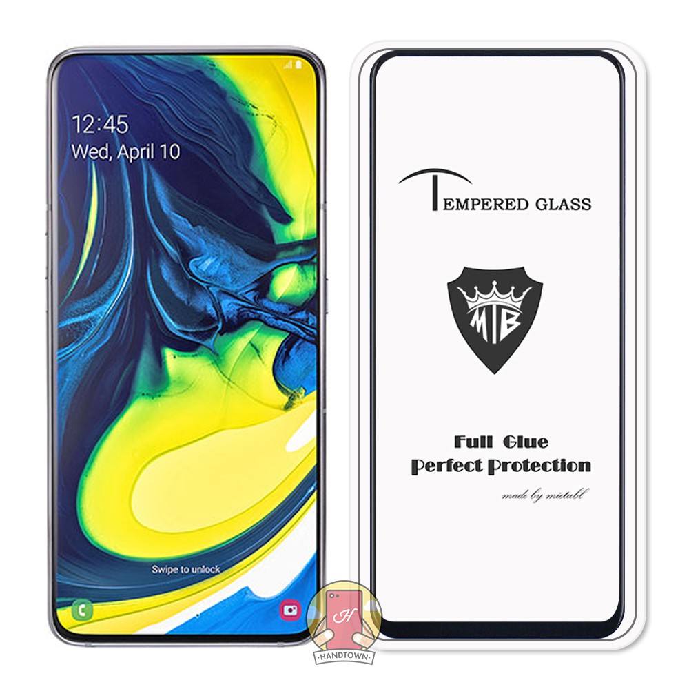 Cường Lực 9H Cho Samsung Galaxy A80 / A90 Full Keo Thế Hệ Mới