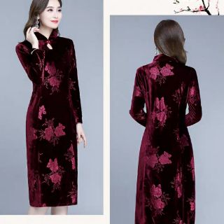 Đầm dự tiệc trung niên