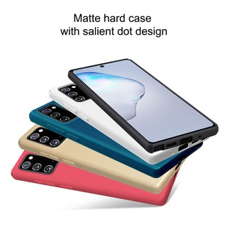 Ốp Lưng Sần Chống Sốc Cho Samsung Galaxy Note 20 hiệu Nillkin (tặng kèm giá đỡ hoặc miếng dán từ tính) - Hàng chính hãng