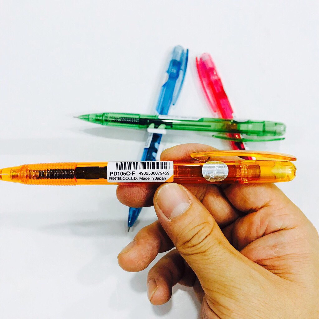 Bút Chì Kim Bấm Giữa Thân Trong Pentel PD105C 0.5mm