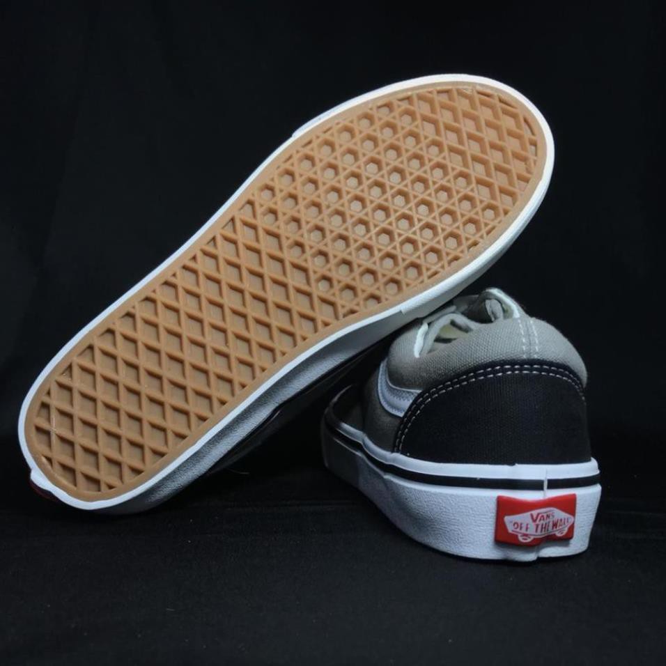 [Sale 3/3]Giầy Sneaker Vans Old School Xám Đen  | Ảnh Thật - Full Box | [Sẵn Hàng] . ⋆ /