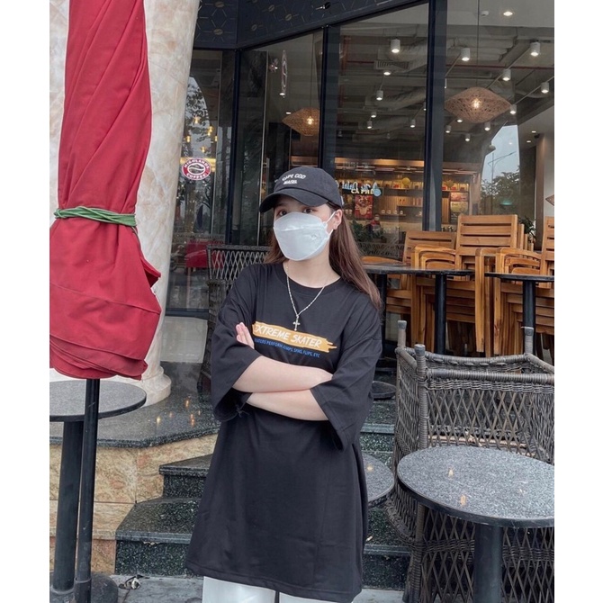 [Rẻ vô địch] Áo thun cotton tay lỡ dáng rộng unisex -Limited