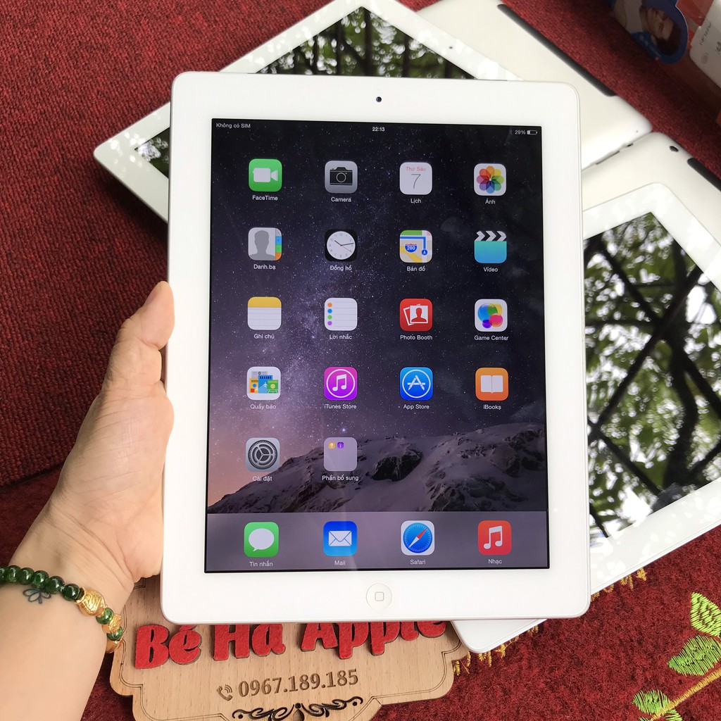 Máy Tính Bảng iPad 3 - 16G/ 32G/ 64Gb  (Wifi + 3G) - Zin Đẹp 99% - Pin cực trâu - Màn Rentina sắc nét - Ram 1G /chip A5X