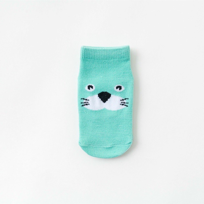 Tất hình thú Kid socks chống trơn trượt cho bé 0-3 tuổi