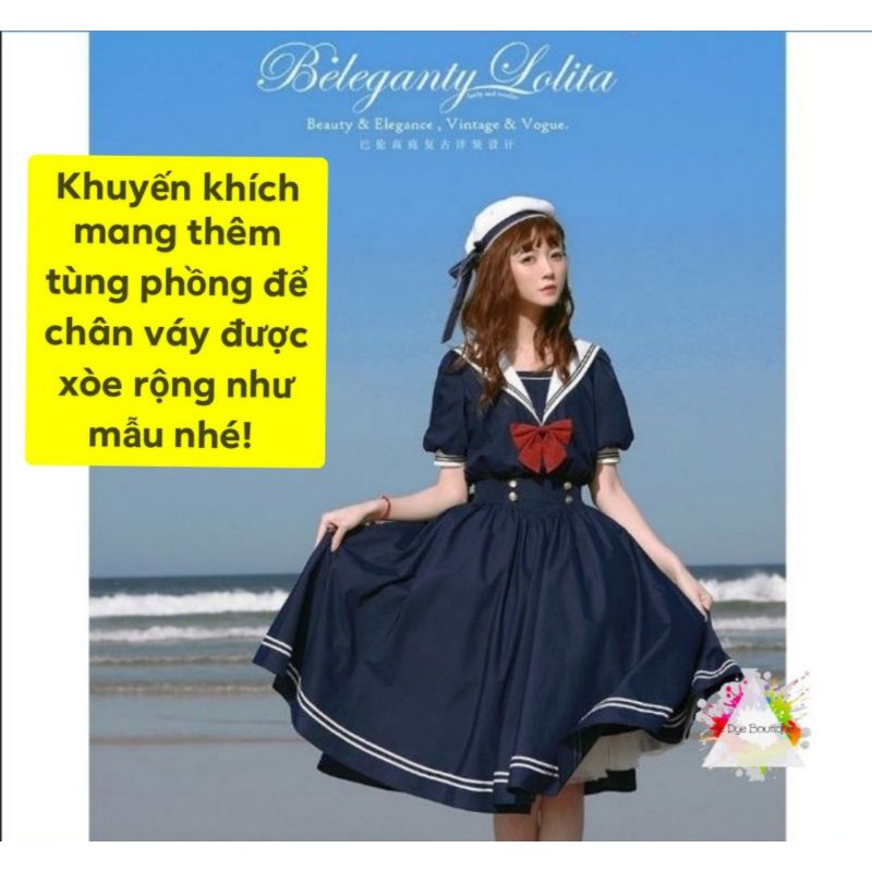 Đầm Lolita kiểu dáng nữ sinh thanh lịch ngọt ngào - Tie Dye Boutique 🌸