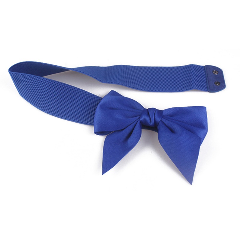 Thắt Lưng Co Giãn Phối Khóa Hình Nơ Phong Cách Harajuku Thời Trang Cho Nữ