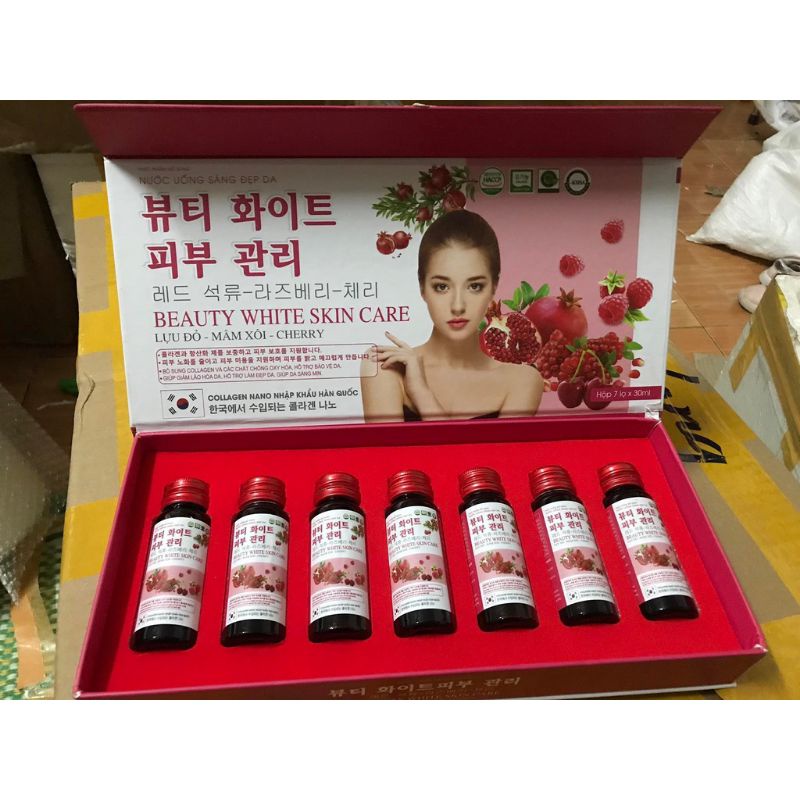 Nước uống sáng đẹp da BEAUTY WHITE SKIN CARE COLLAGEN NANO.