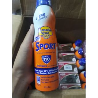 Xịt chống nắng Banana Sport