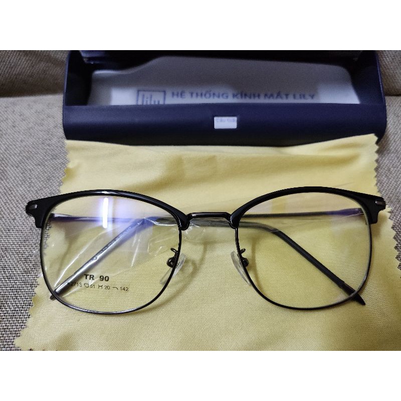 Gọng kính cận nhựa dẻo/kim loại thời trang nam nữ Lilyeyewear