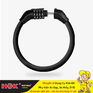 Khóa Xe Đạp Mã Số Vòng Tròn Lõi Thép