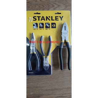 BỘ 3 KÌM CẮT, KÌM ĐIỆN, KÌM NHỌN STANLEY STHT90162