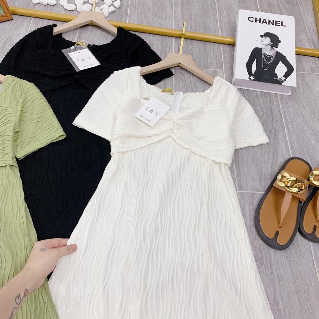 [ 𝐅𝐑𝐄𝐄 𝐒𝐇𝐈𝐏 ]  VÁY DỰ TIỆC LEN XỐP XOẮN NGỰC TIỂU THƯ TÔN EO