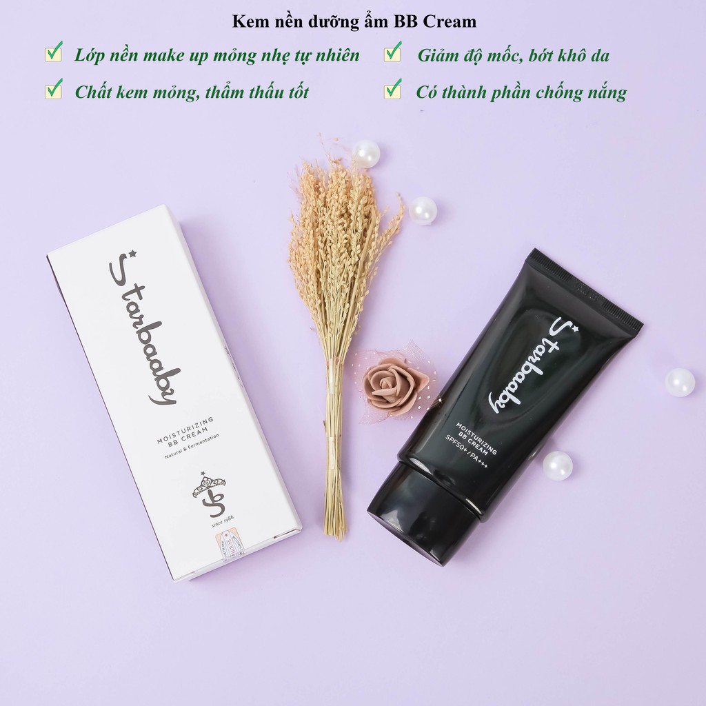 Kem nền chống nắng dưỡng ẩm MOISTURIZING BB Cream Starbaaby Mỹ Phẩm Hàn Quốc 50ml | BigBuy360 - bigbuy360.vn