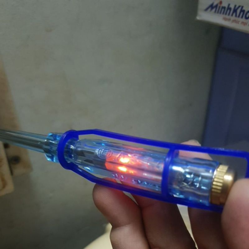 Bút Thử Điện, Vít Thử Điện Có Đèn Báo ASIA