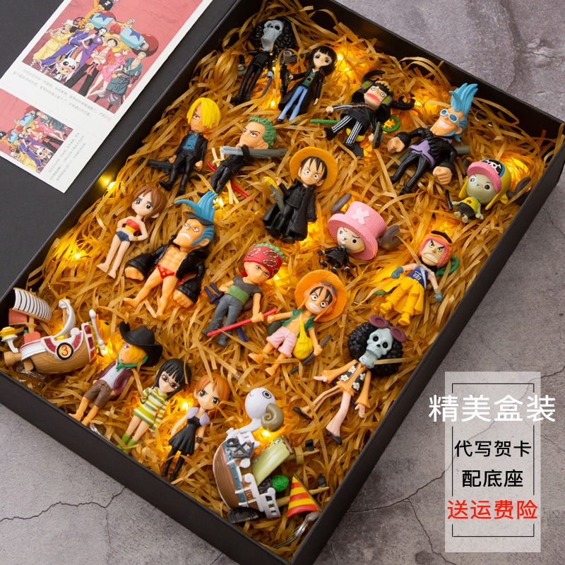 Set 12 Mô Hình Nhân Vật Luffy Trong One Piece Trang Trí