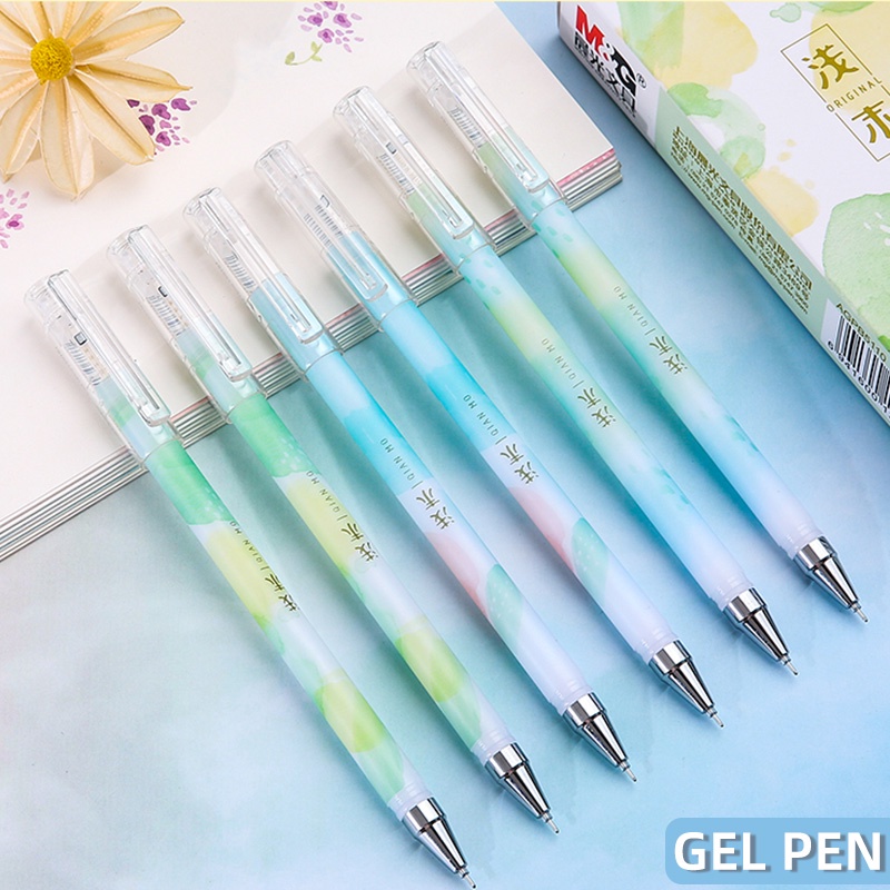 Bút Bi Mực Đen Ngòi 0.5mm Thiết Kế Đơn Giản Dễ Thương Cho Học Sinh