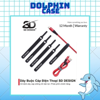 Dây Buộc Cáp Điện Thoại, Tai Nghe chính hãng SD Design cố định dây cáp chống rối tiện lợi
