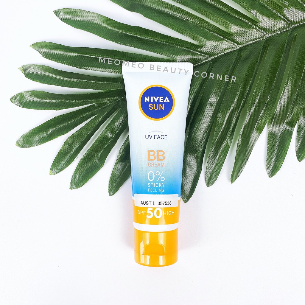 [Bản Úc]Kem chống nắng Nivea Sun UV Face Soothing Sensitive / BB cream / Shine Control SPF50