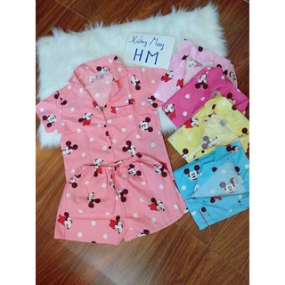Combo 10 bộ pizama kate hình thật