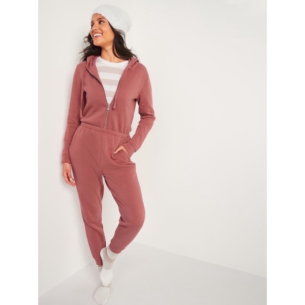 Bộ jumpsuit nỉ có nón Old Navy (XS, S, M, L) - Thanh lý vnxk