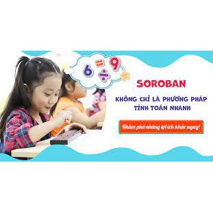 Thẻ học Toán tư duy Soroban - Tính toán nhanh cho trẻ 4-12 tuổi