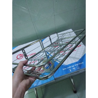 kệ úp chén inox 30x50 1 tầng