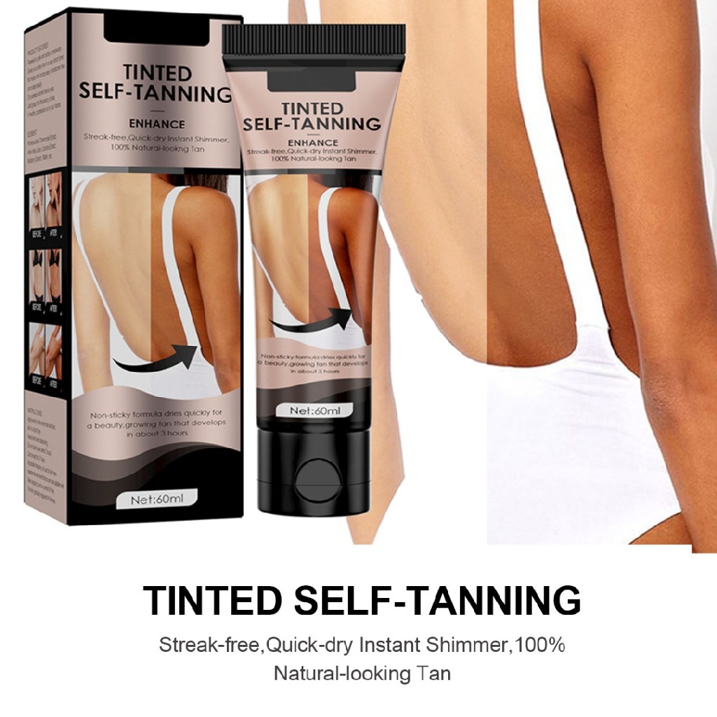 [Hàng mới về] Kem dưỡng làm da rám nắng tự nhiên lâu trôi không cần nắng 60ml