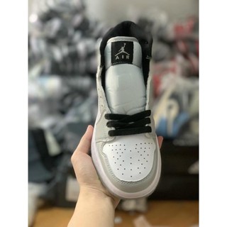 (FREESHIP+ẢNH THẬT) Jordan xám cao cổ full box bill- dây phụ