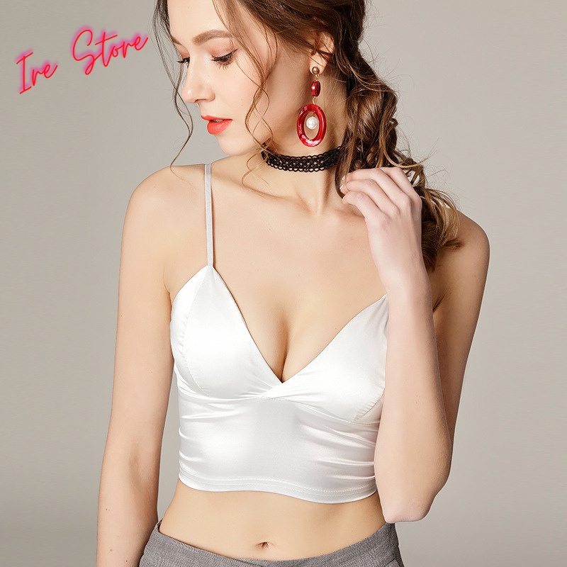 Áo Lót Nữ, Áo Bra SaTin Bảng To 2 Dây - Ire Store