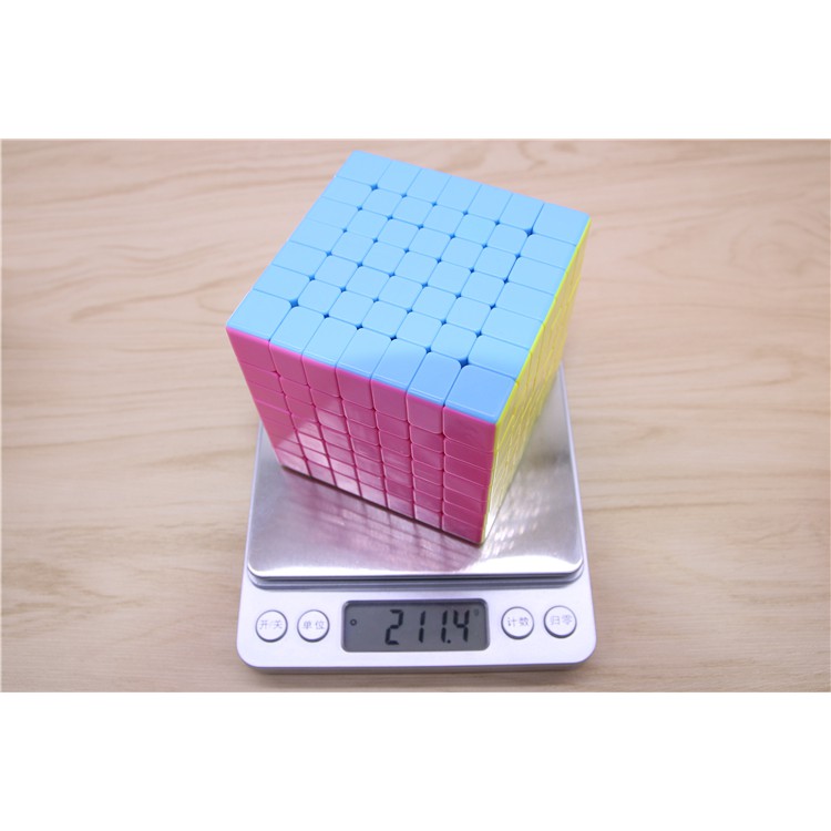 Rubik 7x7 Promotion Stickerless Mặt Hồng Cao Cấp Xoay Êm Bền Đẹp