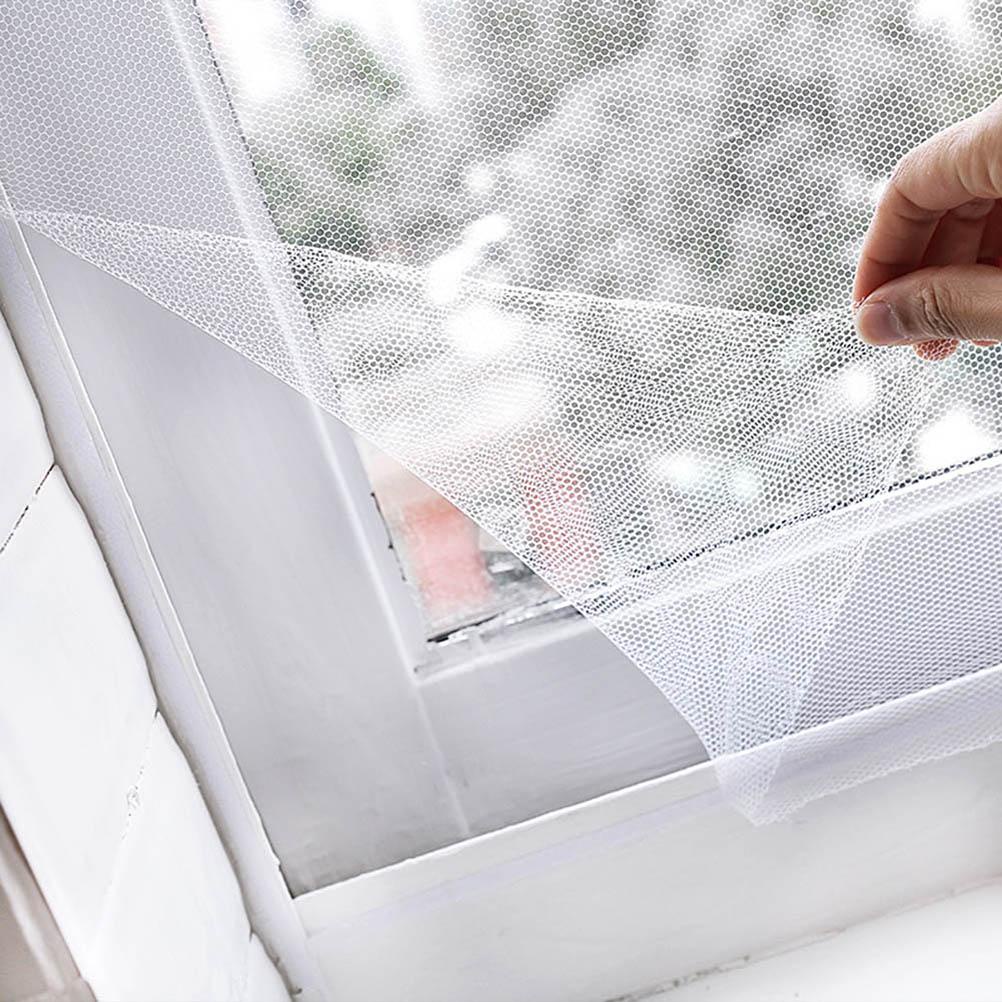 DIY Self-adhesive Window Screen Netting Mesh Curtain Fly Bug Mosquito Mesh Curtain for Balcony Door