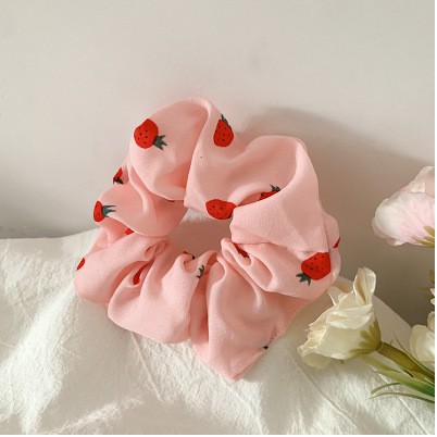 Dây Cột Tóc Scrunchies Vải Nhiều Màu