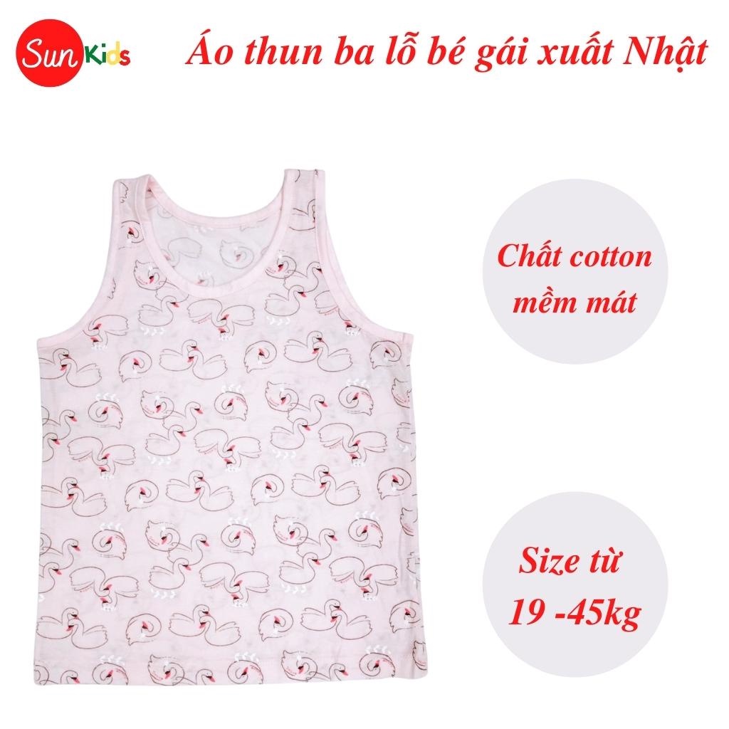 Áo thun cho bé gái, áo phông bé gái chất cotton mềm mát, size 65 - 85 - SUNKIDS