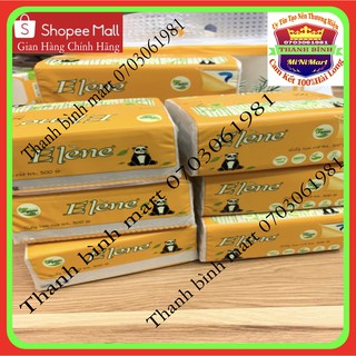 Thùng 30 gói giấy ăn gấu trúc thương hiệu elene- giấy ăn không chất tẩy trắng