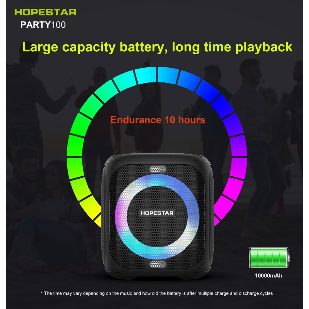 Loa bluetooth HOPESTAR-PARTY100  50W,Loa karaoke