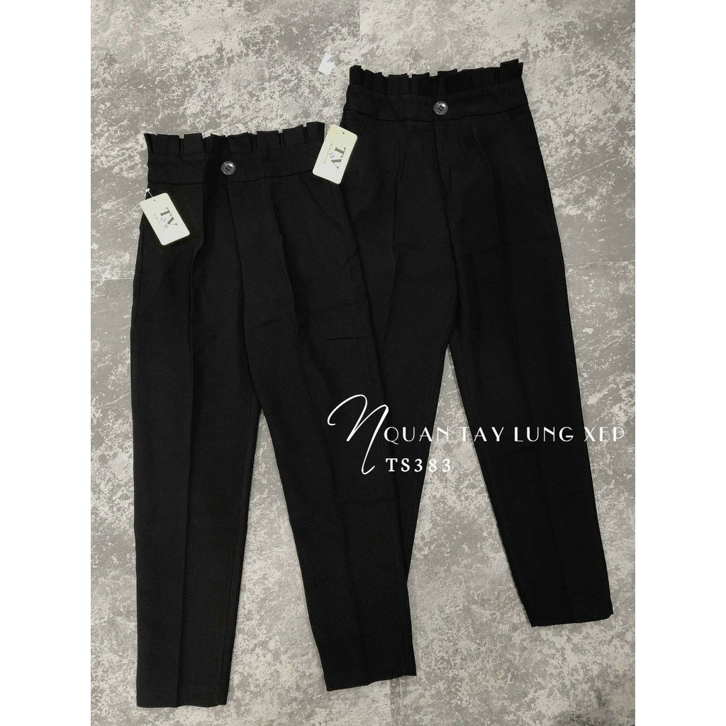 HÀNG ĐẸP - QUẦN TÂY LƯNG XẾP CHUẨN PHOM - QUẦN TÂY LƯNG KIỂU TS383 ⚡100% ẢNH THẬT⚡