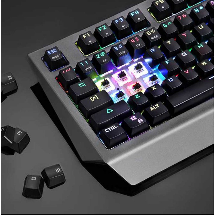 [Mã SKAMA06 giảm 8% đơn 250k]Bàn phím cơ game thủ Motospeed CK99 Gaming Keyboard LED Rainbow chống nước