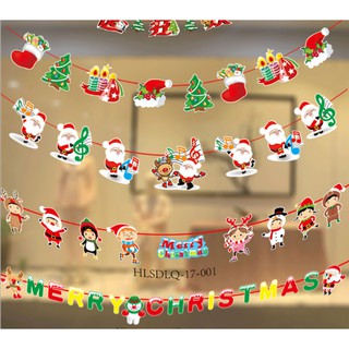 DÂY CỜ TREO TRANG TRÍ NOEL NHIỀU MẪU