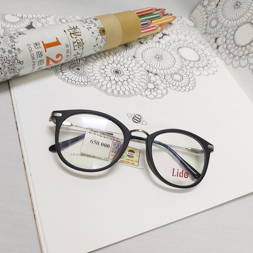 Gọng kính Nhật LIDO TR90 càng Titanium Frame Japan