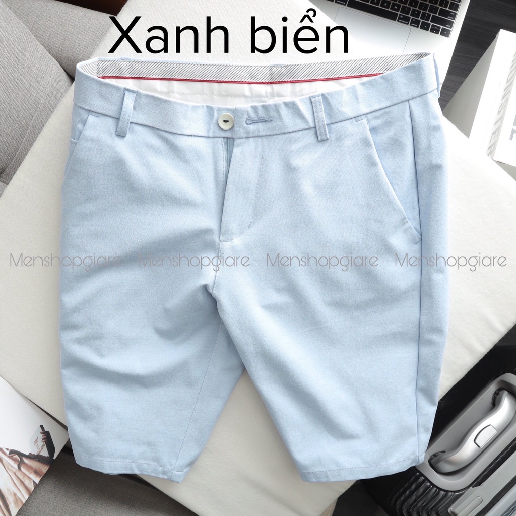 Quần Short Tây Nam Hàn Quốc dáng slimfit
