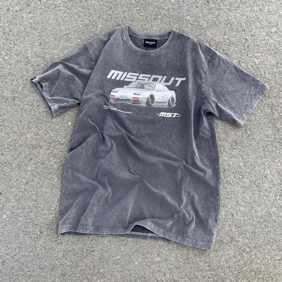 Áo thun phông loang MissQut Unisex, Zadola fashion dáng trùm mông nam nữ đều mặc được