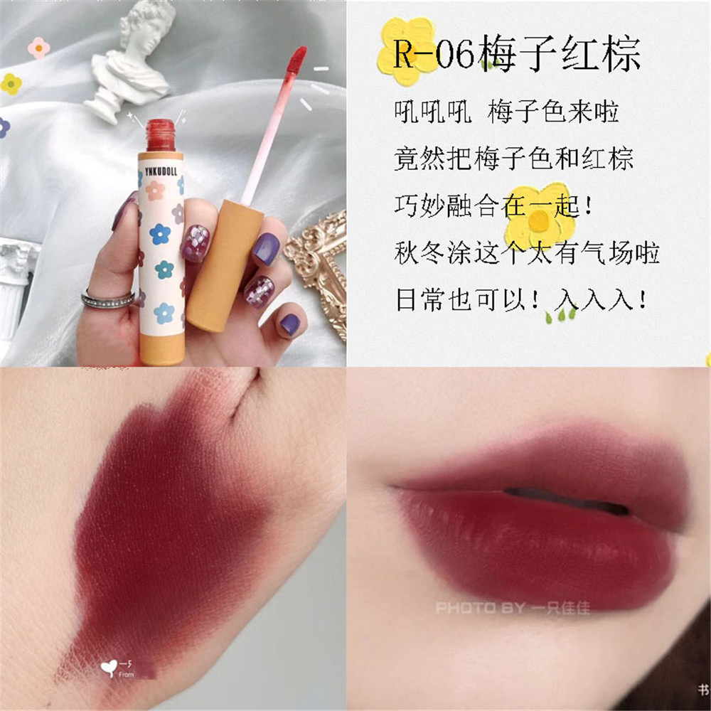 (hàng Mới Về) Son Kem Lì Mịn Mượt Như Nhung Không Phai Không Dính Cốc Hình Bông Hoa May Mắn | BigBuy360 - bigbuy360.vn