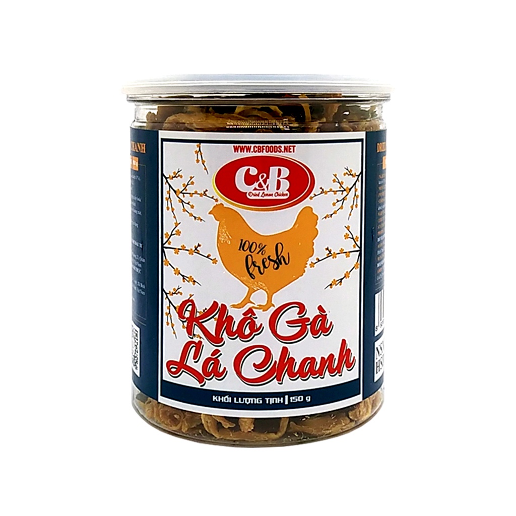 Khô Gà Lá Chanh C&B - Hộp 150G