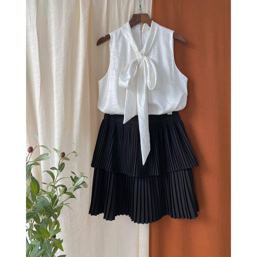 [Mã WASKT304 giảm 15% tối đa 30K đơn 99K] CHÂN VÁY - LAYER PLEATED SKIRT - Váy tầng xếp ly | BigBuy360 - bigbuy360.vn