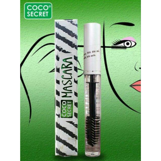 🎏Follow me🎏 Mascara dầu dừa dưỡng dài mi Coco-secret