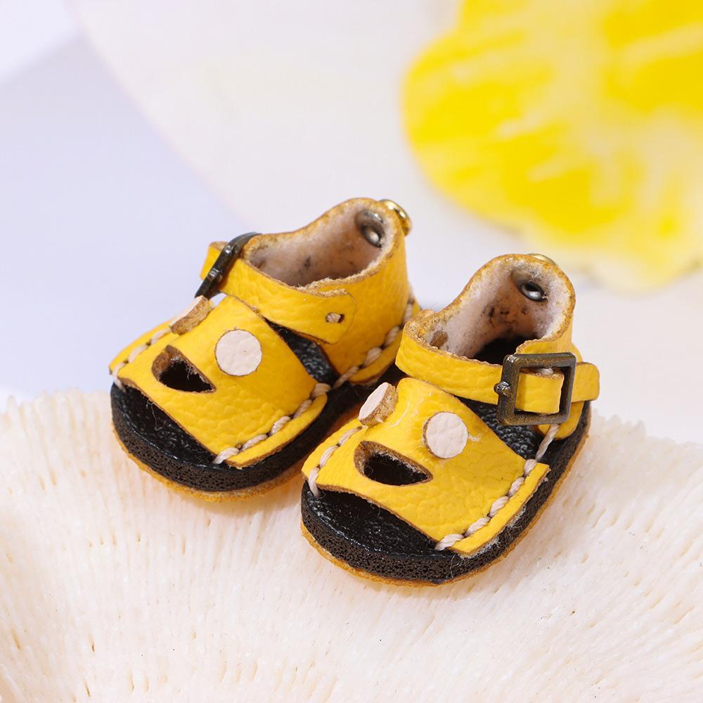 Giày Búp Bê Da Bò 1 / 12BJD Tỉ Lệ 1 / 11 OB11