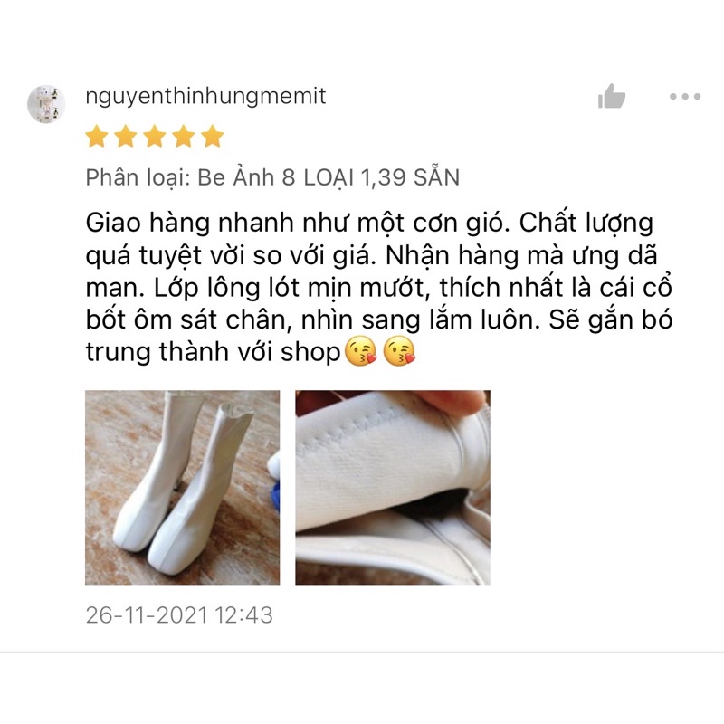 [VIDEO,2 LOẠI]Boot nữ lót lông gót 6cm, bốt da cao cấp, giày boot nữ ôm chân,chuẩn form | BigBuy360 - bigbuy360.vn