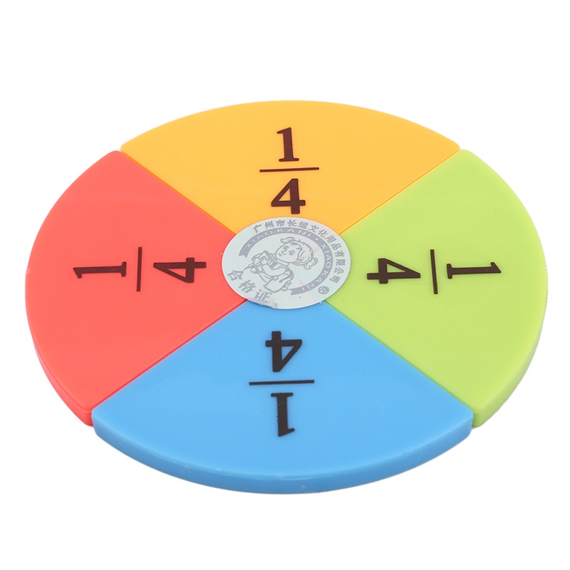 Plastic Learning Toy Fraction Circles Mathematics Teaching Aids Board