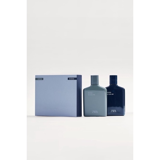 Set nước hoa nam ZARA W/END TILL 8:00 PM W/END TILL 3:00 AM EDT 100 ML + 100 ML (3.4 FL. OZ).